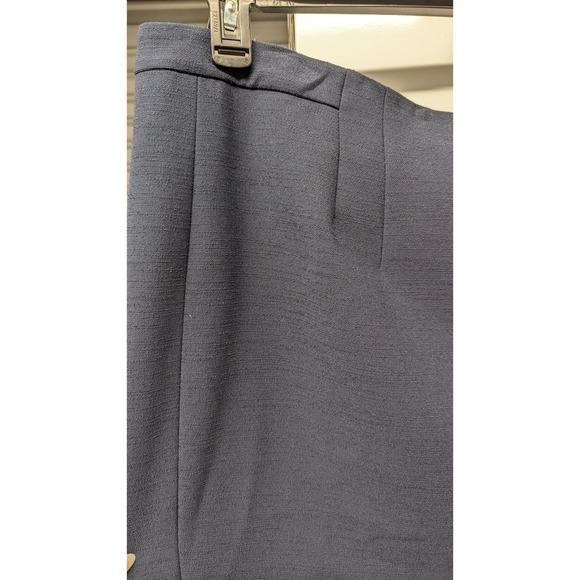 NWT MM LAFLEUR Size +3 Skirt‎ Pencil Straight Textured Galaxy Blue Back Zip - Picture 2 of 9